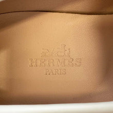 将图像加载到图库查看器中，HERMES Mocassins &quot;Royal&quot; Multicolor / WhiteH181070Z Leather Size 34
