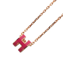 将图像加载到图库查看器中，HERMES Pop Ash Necklace Size Mini Rose Extreme Metal Lacquer
