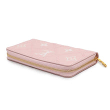 将图像加载到图库查看器中，LOUIS VUITTON Zippy Wallet PinkM81138 Monogram Empreinte Leather
