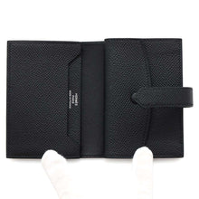 将图像加载到图库查看器中，HERMES Bearn Mini Mono Chrome Black Epsom
