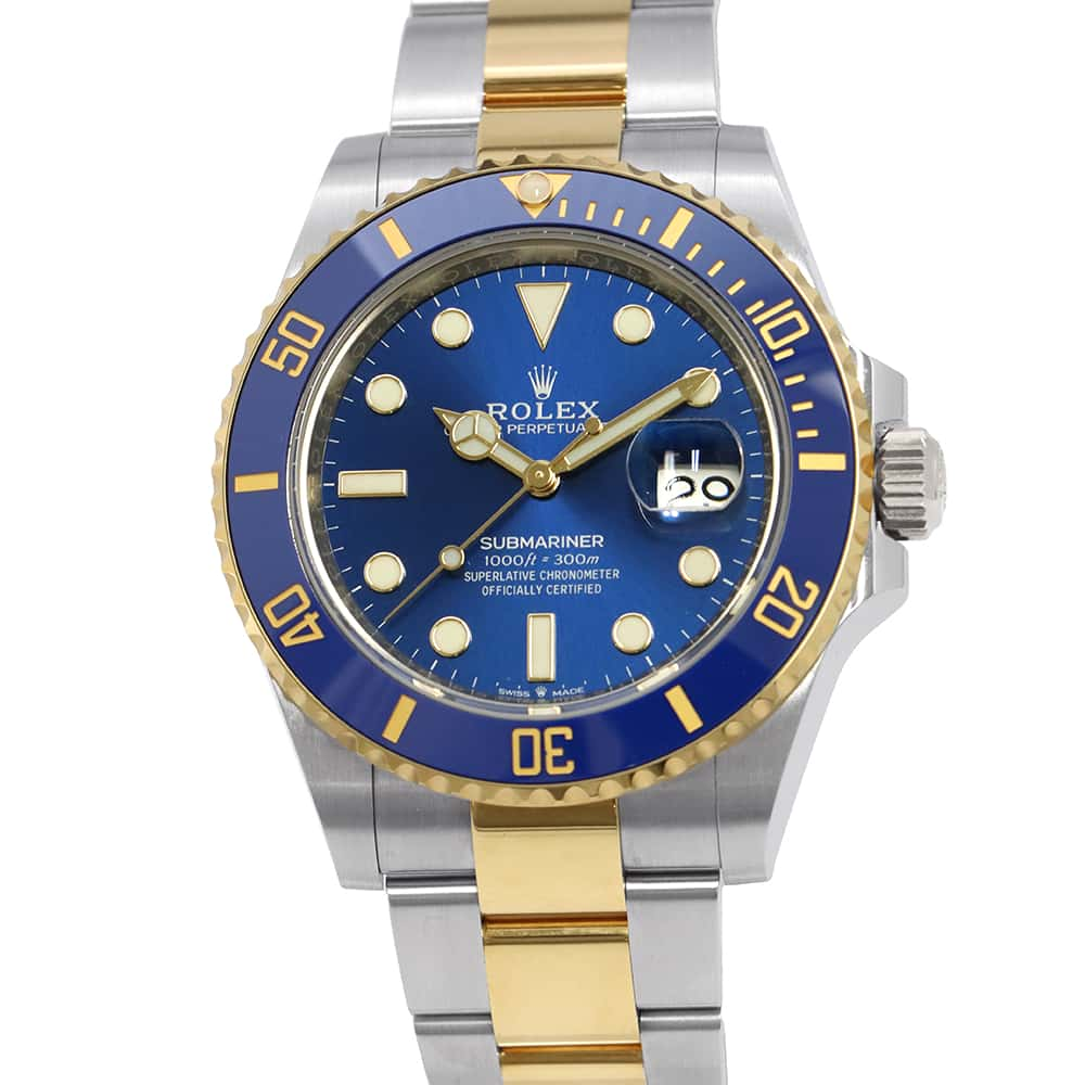 ROLEX Submariner Date W41mm Stainless Steel K18YG Blue Dial126613LB