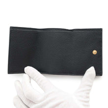 Load image into Gallery viewer, GUCCI Logo mini wallet Black736151 Leather
