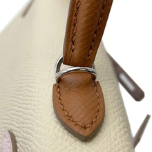 Load image into Gallery viewer, HERMES Mini Kelly de Tricolore Craie/Mauve Pale/Gold Epsom
