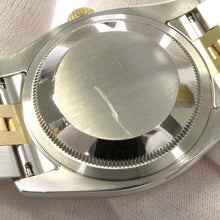 将图像加载到图库查看器中，ROLEX Datejust W36mm Stainless Steel K18YG Champagne Dial116233
