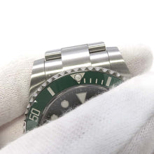 将图像加载到图库查看器中，ROLEX Submariner Date W40mm Stainless Steel Green Dial116610LV
