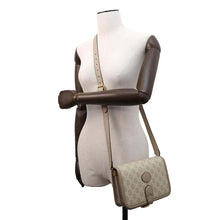 Load image into Gallery viewer, GUCCI GG Supreme Interlocking Shoulder Bag Beige671620 GG SupremeCanvas Leather
