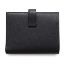 将图像加载到图库查看器中，HERMES BEAN Compact Black Veau Madame
