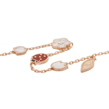 将图像加载到图库查看器中，Van Cleef &amp; Arpels Lucky Spring Bracelet 5 motifsVCARP7RR00 18K Pink Gold
