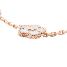 将图像加载到图库查看器中，Van Cleef &amp; Arpels Lucky Spring Bracelet 5 motifsVCARP7RR00 18K Pink Gold
