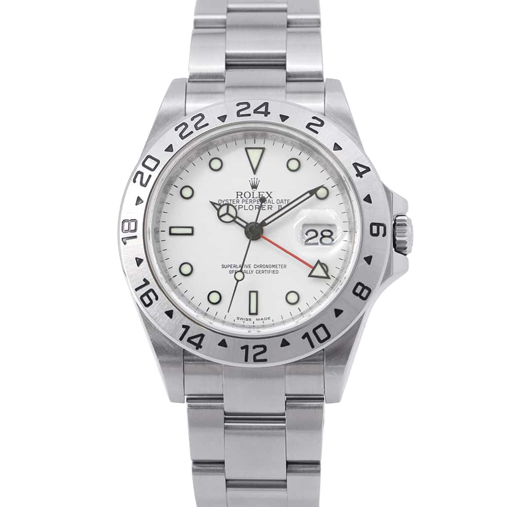 ROLEX Explorer II W40mm Stainless Steel White Dial16570