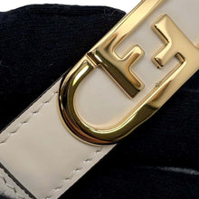 Load image into Gallery viewer, FENDI Orlock Belt Size 75 White8C0652 Leather
