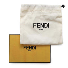 将图像加载到图库查看器中，FENDI Card Case Silver/Multicolor8M0489 Leather
