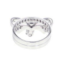 将图像加载到图库查看器中，CHANEL Ruban de CHANEL Ring Size 57/#17J11149 18K White Gold
