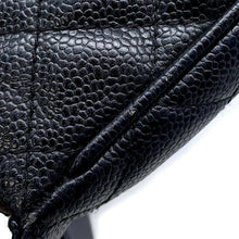 Load image into Gallery viewer, CHANEL one belt CC Logo Semi Shoulder Bag BlackA22476 Caviar Leather
