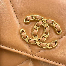 Load image into Gallery viewer, CHANEL CHANEL19 flap wallet BrownAP0953 Lambskin
