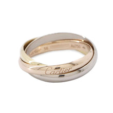 Load image into Gallery viewer, CARTIER Trinity Ring Size 56/#16B4086156 K18YG K18WG K18PG
