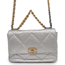 Load image into Gallery viewer, CHANEL CHANEL19 ChainShoulder Bag SilverAS1161 Lambskin Size Large
