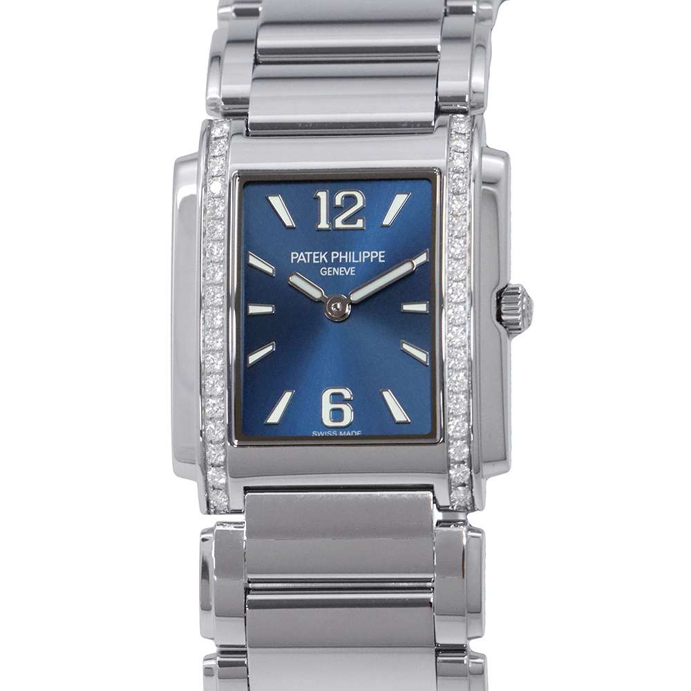 PATEK PHILIPPE Twenty-4 W25.1mm×H30mm Stainless Steel Blue Dial4910/1200A-001