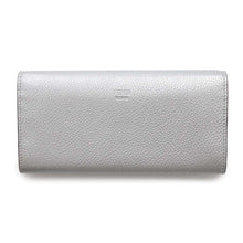 Load image into Gallery viewer, FENDI Peekaboo Long Wallet Silver8M0427 Calf Leather
