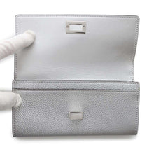 Load image into Gallery viewer, FENDI Peekaboo Long Wallet Silver8M0427 Calf Leather
