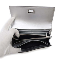 Load image into Gallery viewer, FENDI Peekaboo Long Wallet Silver8M0427 Calf Leather
