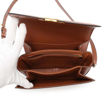 将图像加载到图库查看器中，CELINE Classic Triomphe Shoulder Bag Beige/Brown191242EBO Raffia Leather
