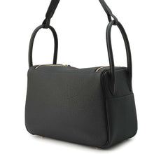 将图像加载到图库查看器中，HERMES Lindy Black Taurillon Clemence Size 26
