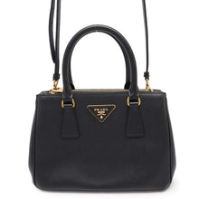 Load image into Gallery viewer, PRADA Saffiano Leather Galleria Handbag Black1BA896 Leather
