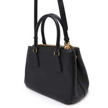 Load image into Gallery viewer, PRADA Saffiano Leather Galleria Handbag Black1BA896 Leather
