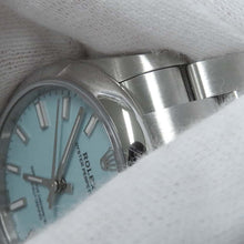 将图像加载到图库查看器中，ROLEX Oyster Perpetual 31 W31mm Stainless Steel Turquise Blue Dial277200
