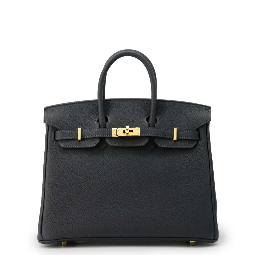 HERMES Birkin Caban Togo Leather Size 25