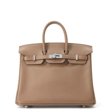 将图像加载到图库查看器中，HERMES Birkin Beige de Weimar Swift Leather Size 25
