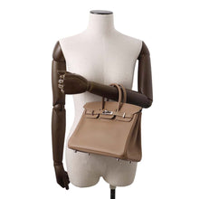 将图像加载到图库查看器中，HERMES Birkin Beige de Weimar Swift Leather Size 25
