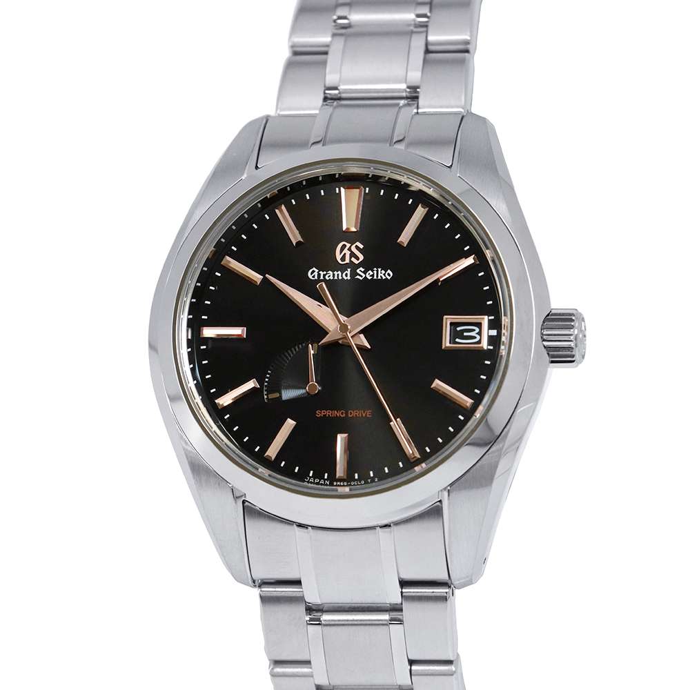 SEIKO Grand Seiko Heritage Collection Grand Seiko Boutique Exclusive Model W41mm Stainless Steel Black DialSBGA401