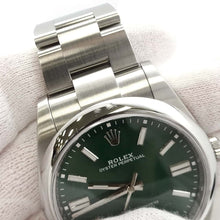 Load image into Gallery viewer, ROLEX Oyster Perpetual 41 W41mm Stainless Steel Green Dial124300
