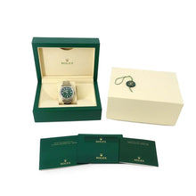 Load image into Gallery viewer, ROLEX Oyster Perpetual 41 W41mm Stainless Steel Green Dial124300
