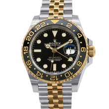 将图像加载到图库查看器中，ROLEX GMT MasterII W40mm Stainless Steel K18YG Black Dial126713GRNR
