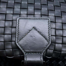 将图像加载到图库查看器中，Bottega Veneta INTRECCIATO Drawstring Bag type Shoulder Black Leather
