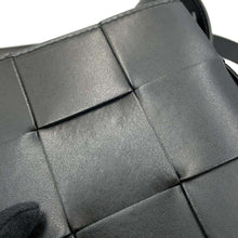 Load image into Gallery viewer, Bottega Veneta Cassette INTRECCIATO Phone Holder Shoulder Bag Black729298 Calf Leather
