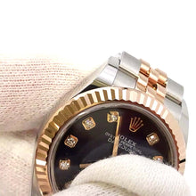 将图像加载到图库查看器中，ROLEX Lady-Datejust W28mm Stainless Steel K18PG Aubergine/10PD Dial279171
