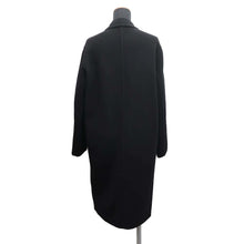 Load image into Gallery viewer, HERMES Long coat Size 34 Black Cashmere100%
