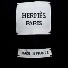 Load image into Gallery viewer, HERMES Long coat Size 34 Black Cashmere100%
