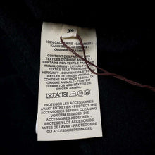 Load image into Gallery viewer, HERMES Long coat Size 34 Black Cashmere100%
