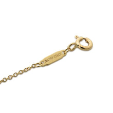 将图像加载到图库查看器中，TIFFANY&amp;Co. T Smile Necklace Size Small60011679 18K Yellow Gold
