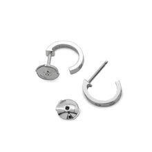 Load image into Gallery viewer, CARTIER Mini Love Hoop EarringsB8028900 18K White Gold
