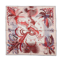 Load image into Gallery viewer, HERMES Carre Large Scarf Mythiques Phoenix Coloriages Size 90 Rose Pale/Corail Silk100%
