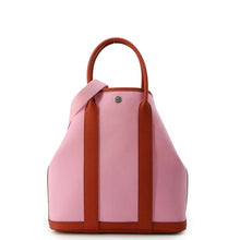 将图像加载到图库查看器中，HERMES Garden file Pink/Rouge duchesse Toilet Officer Vache LeatherCountry Size PM
