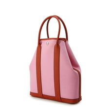 将图像加载到图库查看器中，HERMES Garden file Pink/Rouge duchesse Toilet Officer Vache LeatherCountry Size PM
