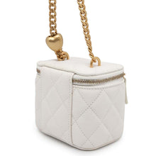 将图像加载到图库查看器中，CHANEL Vanity Chain Bag WhiteAP3203 Caviar Leather
