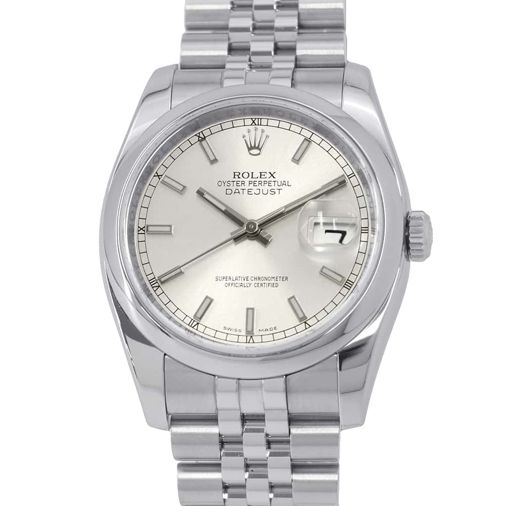 ROLEX Datejust W36mm Stainless Steel Silver Dial116200